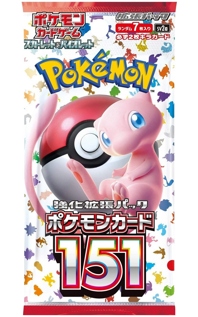 Pokemon TCG - Scarlet & Violet - 151 (SV2a) - Booster Pack (Japonais)