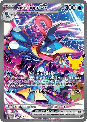 Greninja ex (30th Celebration) 148/128 [Near Mint]
