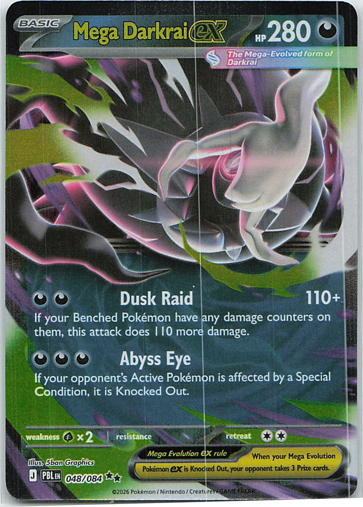 Mega Darkrai ex (Pitch Black) 48/84 [Near Mint]
