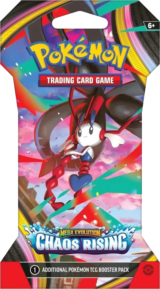 Pokemon TCG - Mega Evolution - Chaos Rising (ME4) - Sleeved Booster Pack (Anglais)