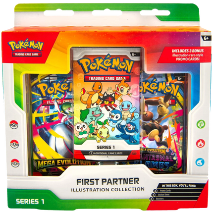 Pokemon TCG - First Partner Illustration Collection - Series 1 (Anglais)