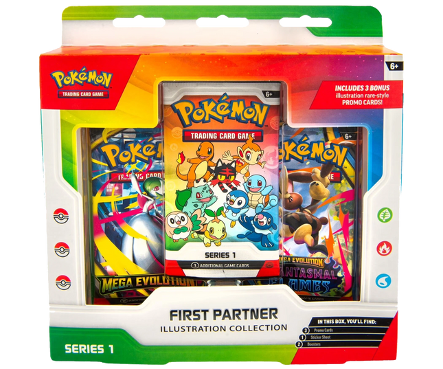 Pokemon TCG - First Partner Illustration Collection - Series 1 (Anglais)