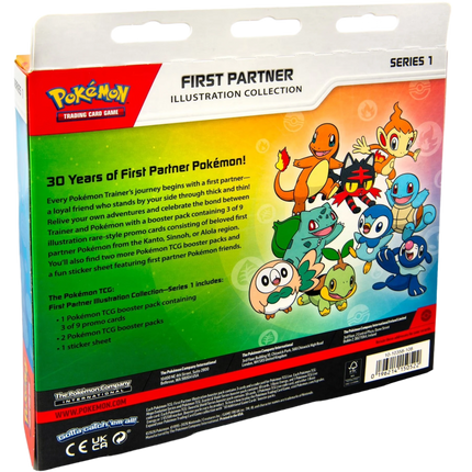 Pokemon TCG - First Partner Illustration Collection - Series 1 (Anglais)