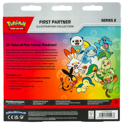 Pokemon TCG - First Partner Illustration Collection - Series 2 (Anglais)