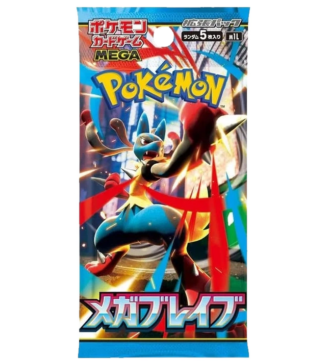 Pokemon TCG - Mega Evolution - Mega Brave (M1L) - Booster Pack (Japonais)