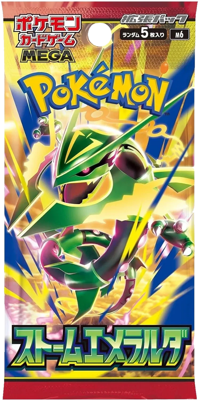 Pokemon TCG - Mega Evolution - Storm Emeralda (M6) - Booster Pack (Japonais)