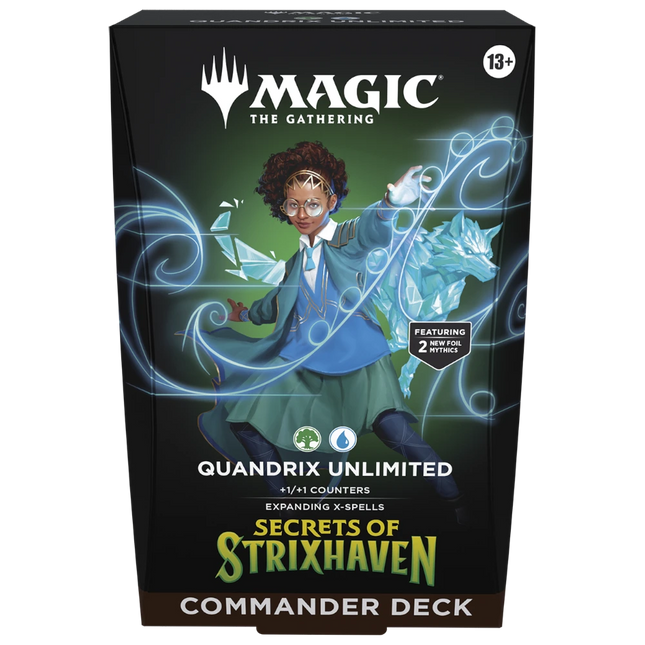 Magic: The Gathering - Secrets of Strixhaven - Quandrix Unlimited Commander Deck (Anglais)
