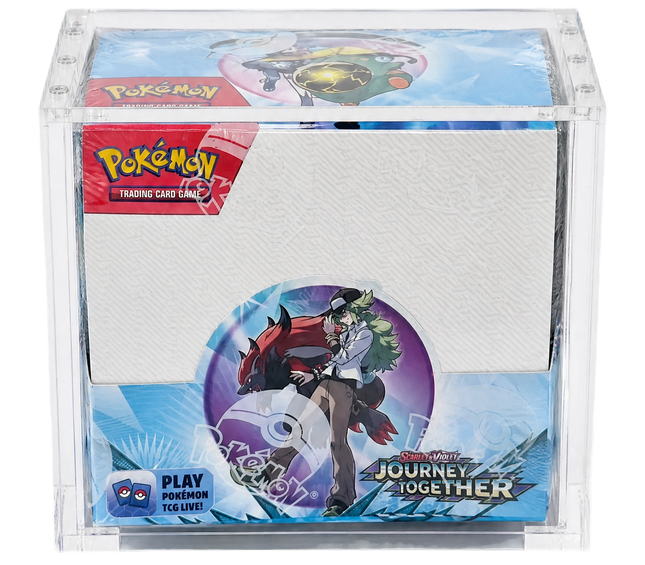 Acrylique Display Case - Pokemon Booster Box (Couvercle Magnétique)