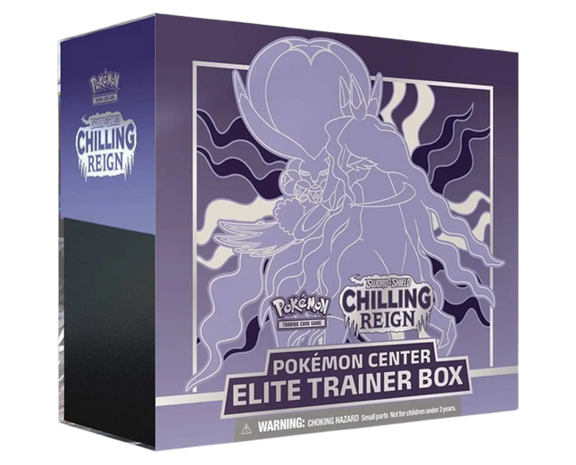 Pokemon TCG - Sword & Shield - Chilling Reign - Pokemon Center Elite Trainer Box (Shadow Rider Calyrex) (Anglais)