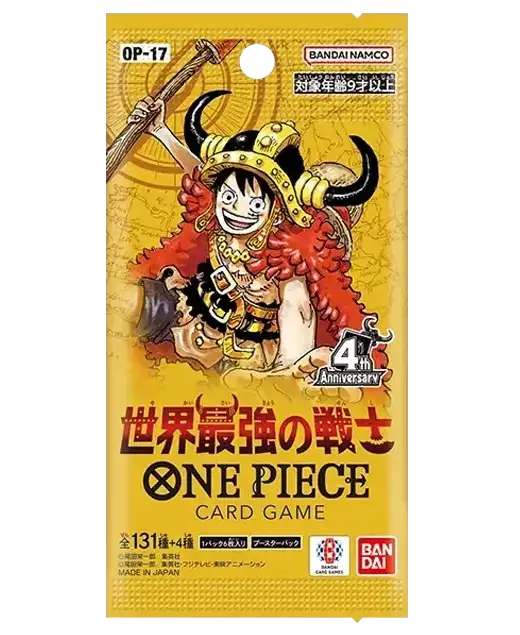 One Piece Card Game - The World's Strongest Warriors (OP-17) - Booster Pack (Japonais)